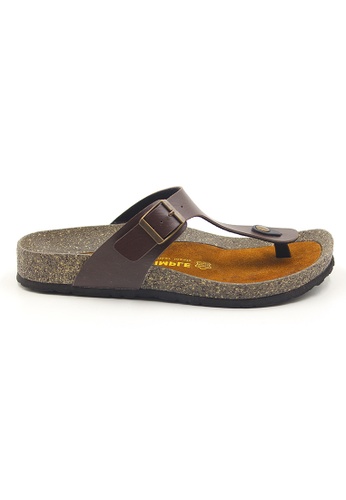 SoleSimple brown Berlin - Brown Sandals & Flip Flops & Slipper 6FF02SH1FAA60FGS_1