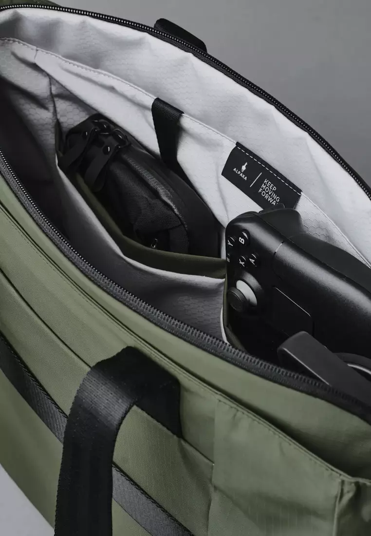 Alpaka Metro Tote Bag - Axoflux Green