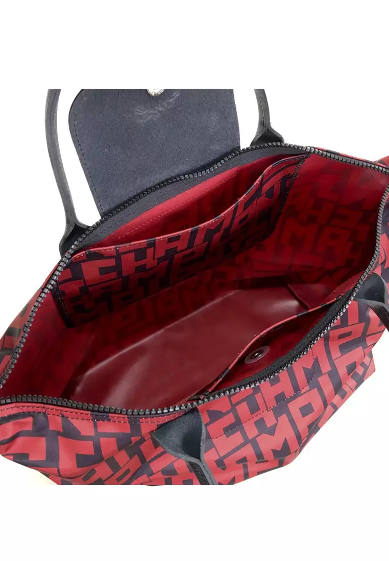 Le Pliage LGP Small Top Handle Bag - Red/Black