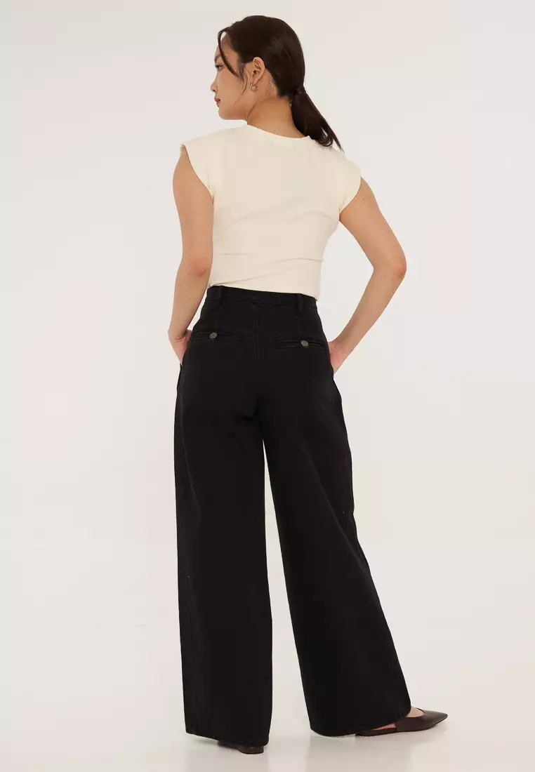 Denim High Rise Wide Leg