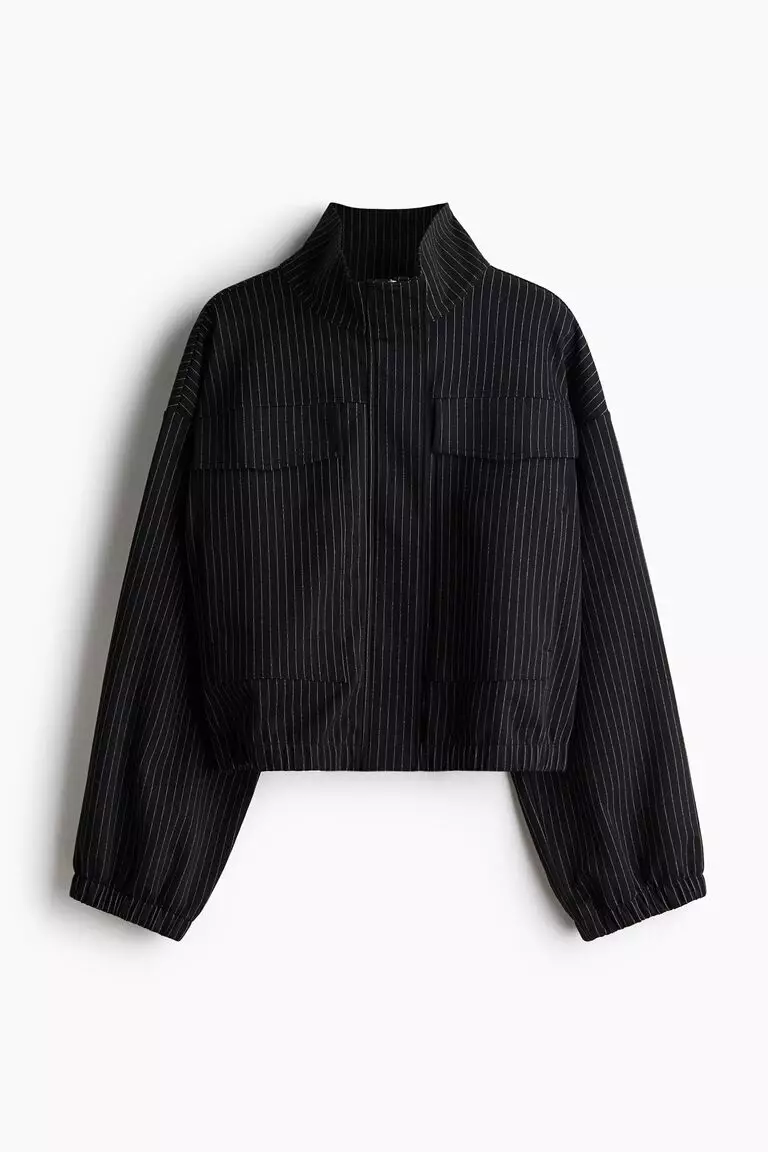 Jacket men h amp m Leather jacket h m ジャケット 黒 テディラインドジャケット - ブラック