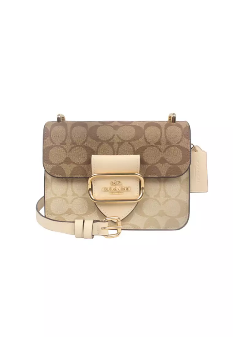 Jual Coach Coach PVC with leather mini shoulder crossbody bag for women ...