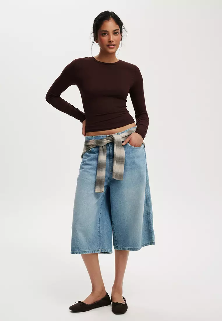 All Day Crew Long Sleeves Top