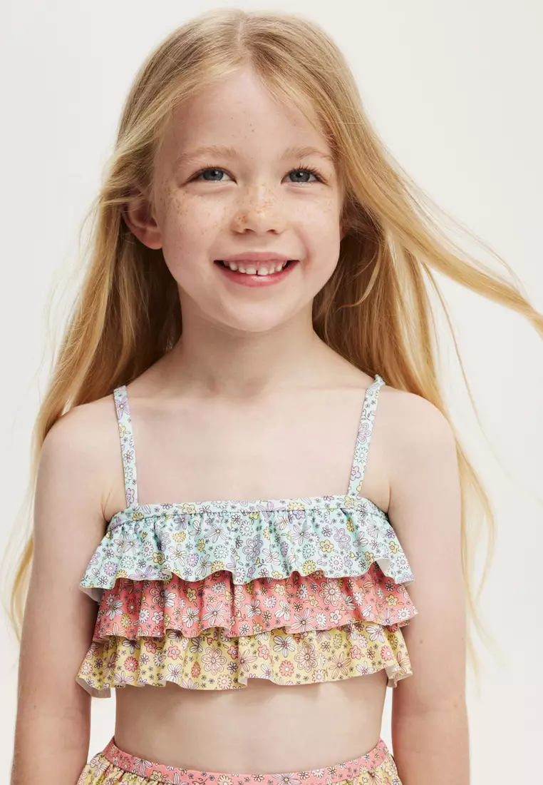 Cotton kids swimwear top