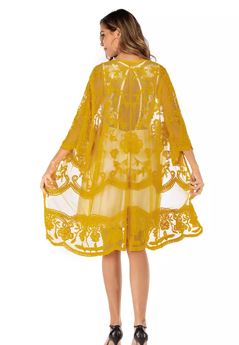 Buy LYCKA LTH4100-European Style Beach Robe-Yellow 2024 Online | ZALORA