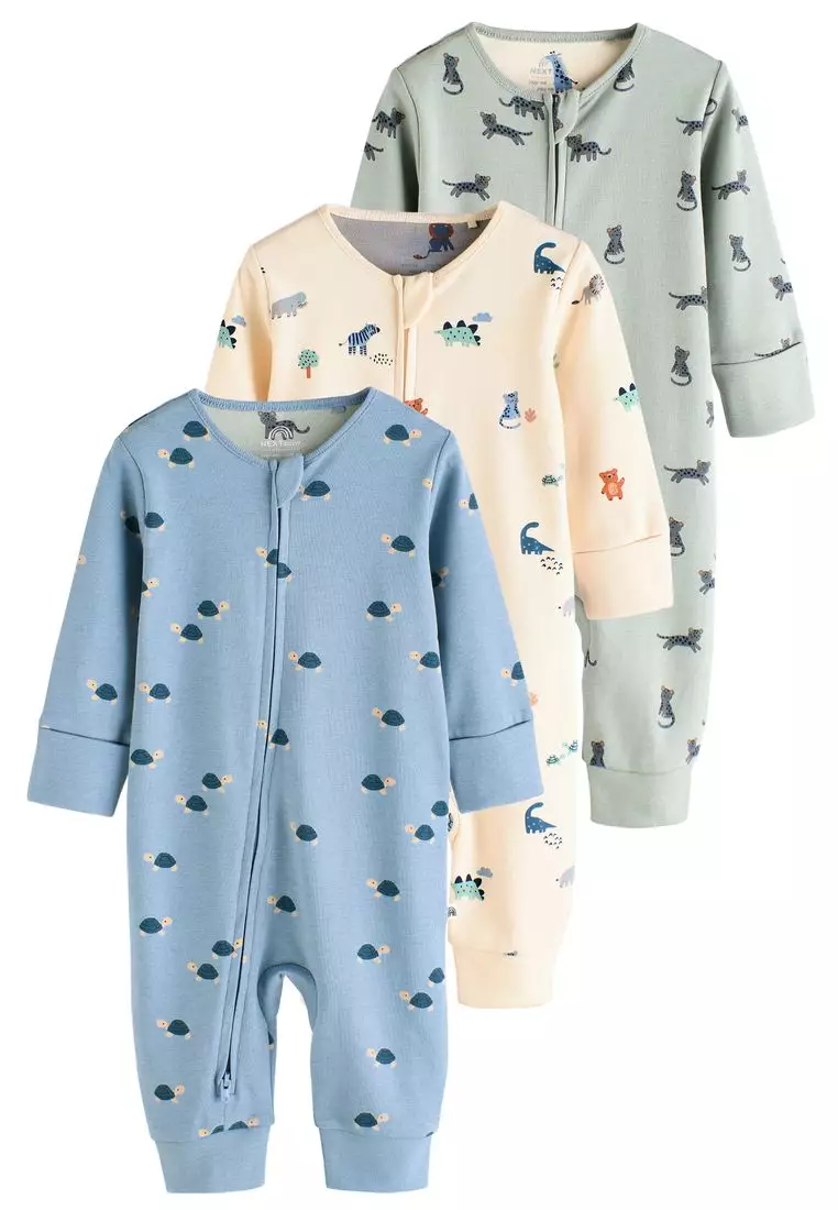 Next Zip Up Sleepsuit Next Zip Sleepsuit Buy NEXT Baby Printed