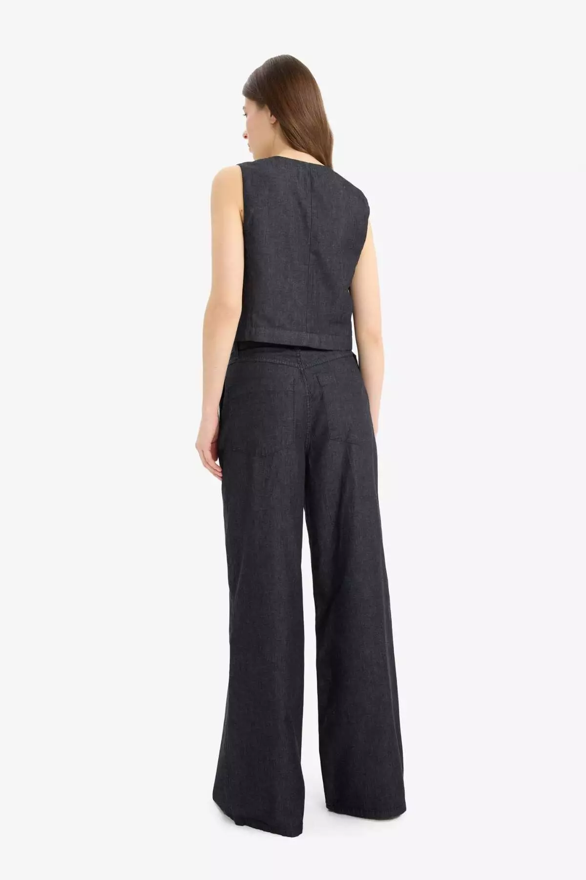 Wide Leg High Waist Wide Leg Long Jean Trousers E5794Ax25Sp