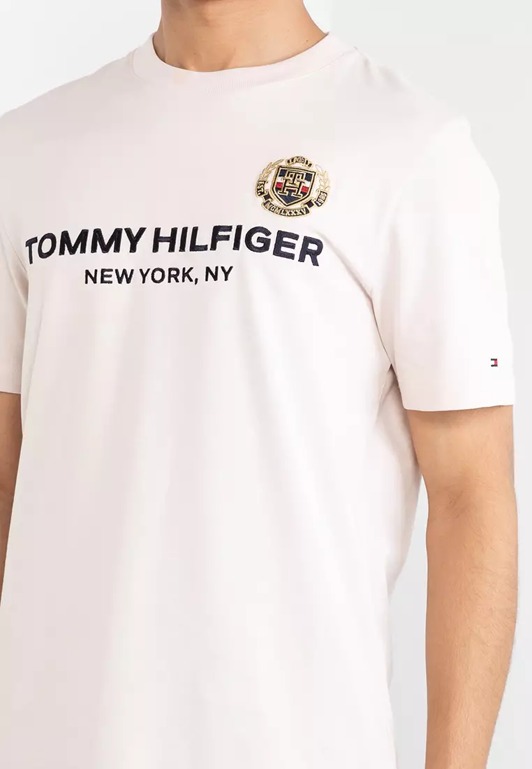 Buy Tommy Hilfiger Icon Stack Crest Tee 2023 Online | ZALORA Singapore