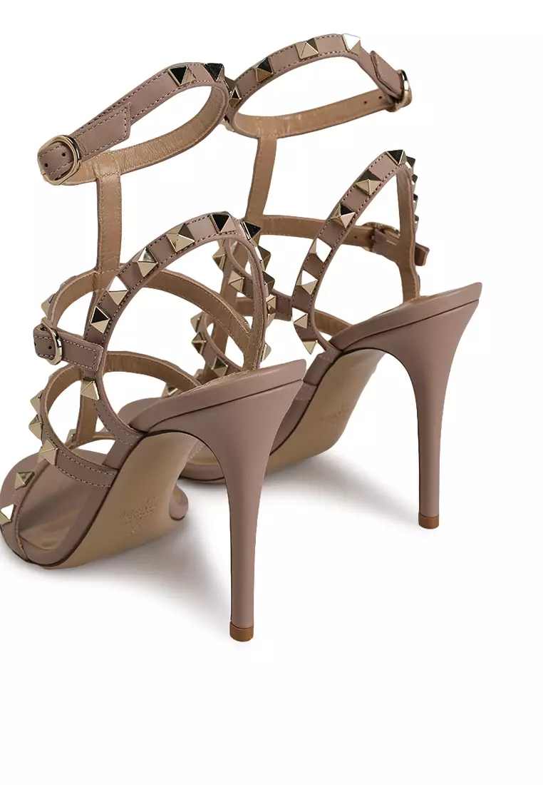 Buy Valentino Rockstud Heel Sandals (ik) 2025 Online ZALORA