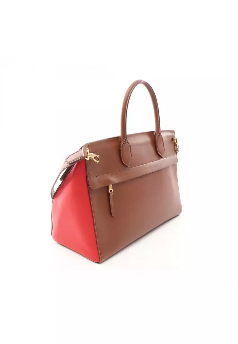 Buy Burberry Pre-Loved Burberry Elizabeth 2WAY Handbag tote bag