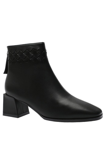 Twenty Eight Shoes black Synthetic Leather Ankle Boots 2156-25 3FD23SH094C7D3GS_1