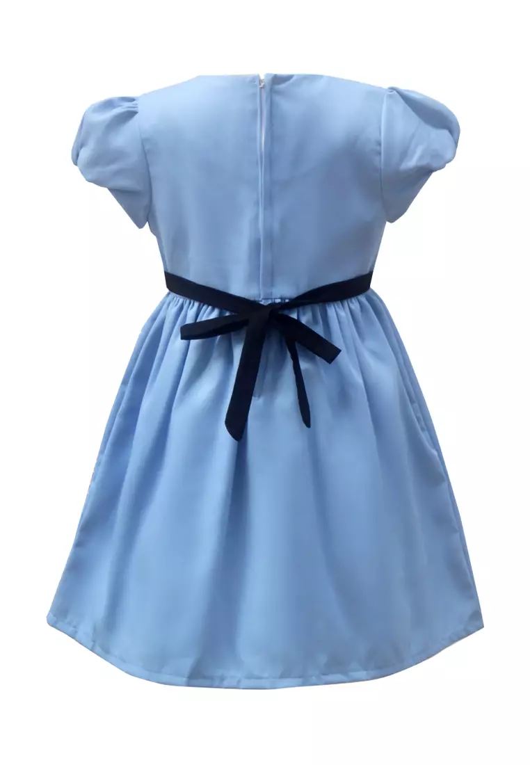 Two Mix Dress Anak Bahan Katun Usia 1-12 Tahun 4202