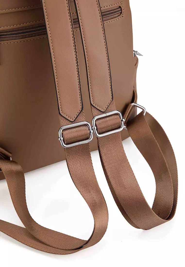 GYKACO ALMA Khaki- Tas Ransel Wanita - Fashion Backpack (IMPORT)