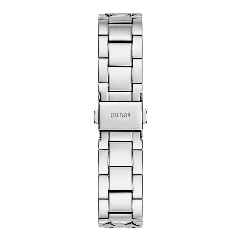 Jam Tangan Wanita Guess Rumour GW0613L1 Ladies Black Dial Stainless Steel Strap