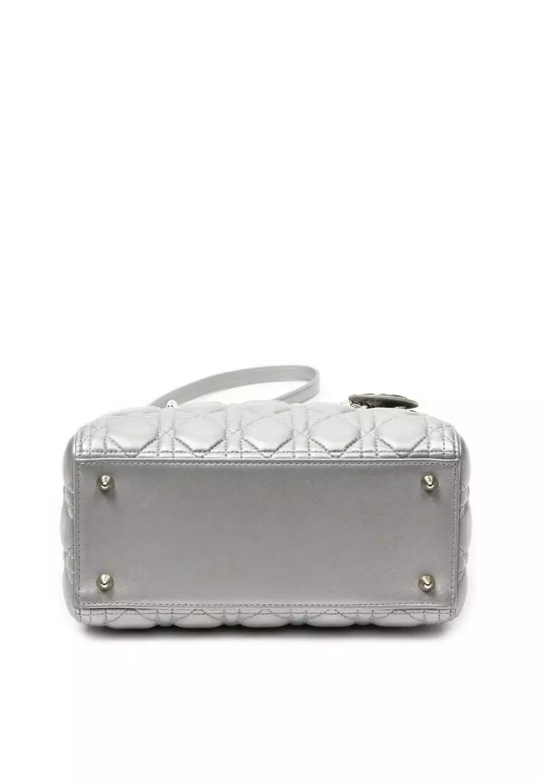 Pre-Loved Medium Lady Dior Zip