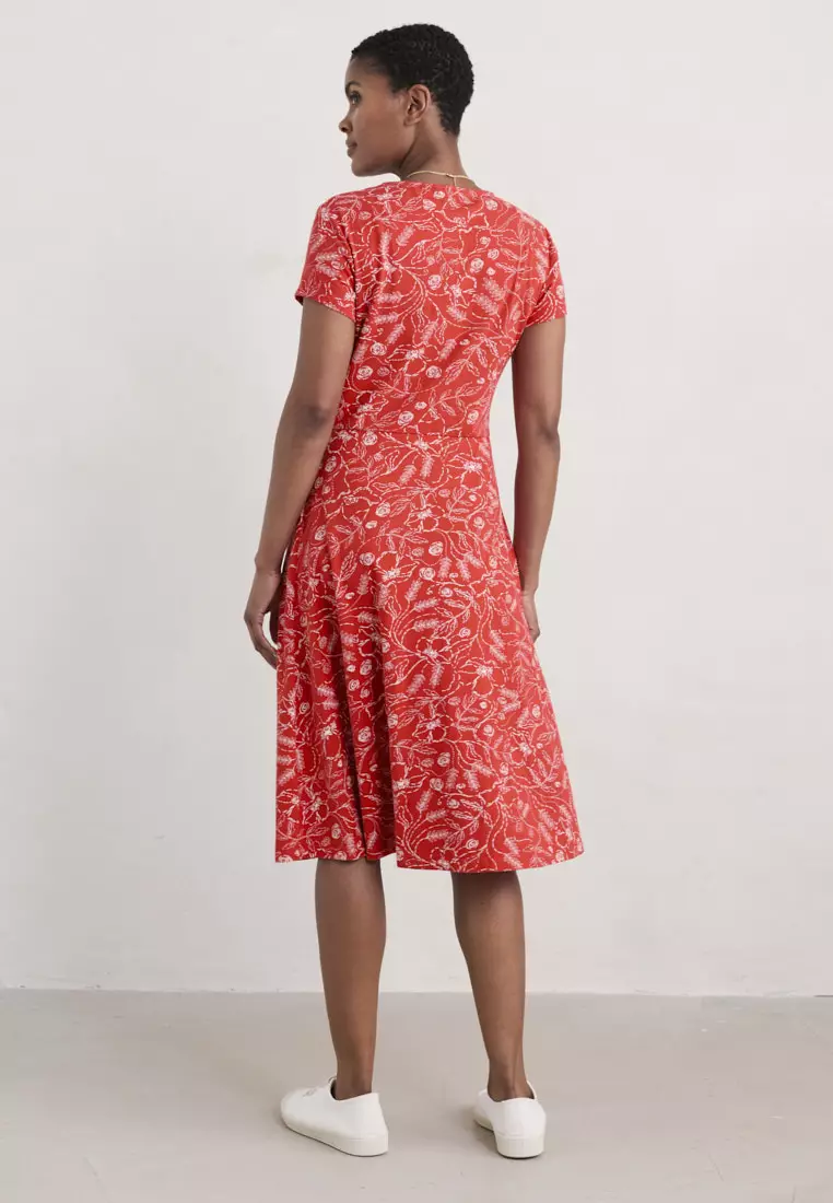 Buy Seasalt Cornwall Seasalt Cornwall Petite Red Pier View Dress Online ...