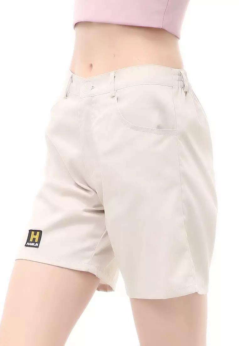Madoc Short Pants Celana Pendek Kasual Wanita Korean Style Material Cotton ORIGINAL - Cream