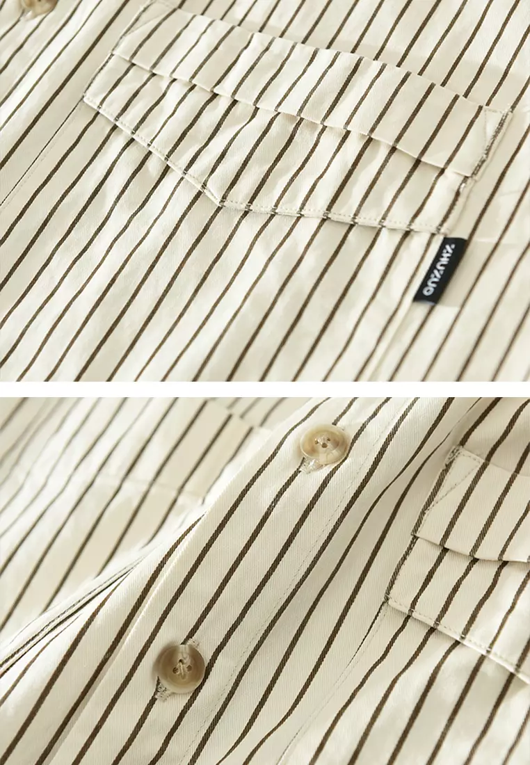 Japanese Striped Casual Shirt WM6968