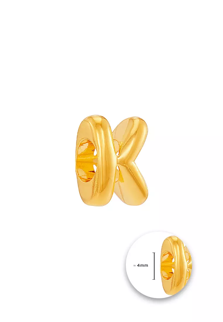 HABIB 916/22K Yellow Gold Alphabet Charm 6800025YK