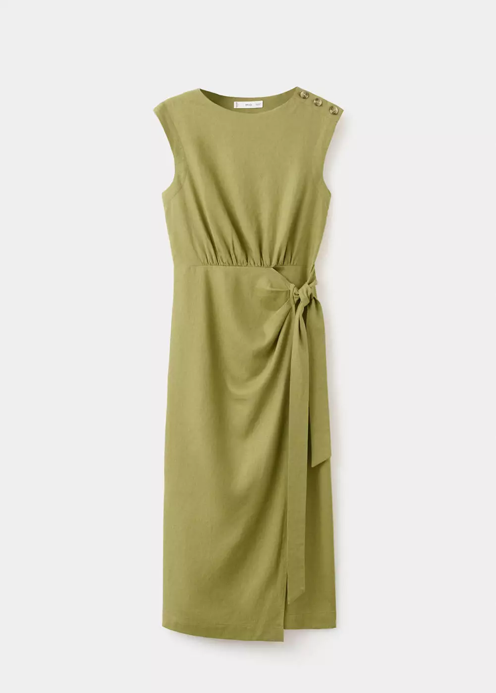 Gaun lilit linen