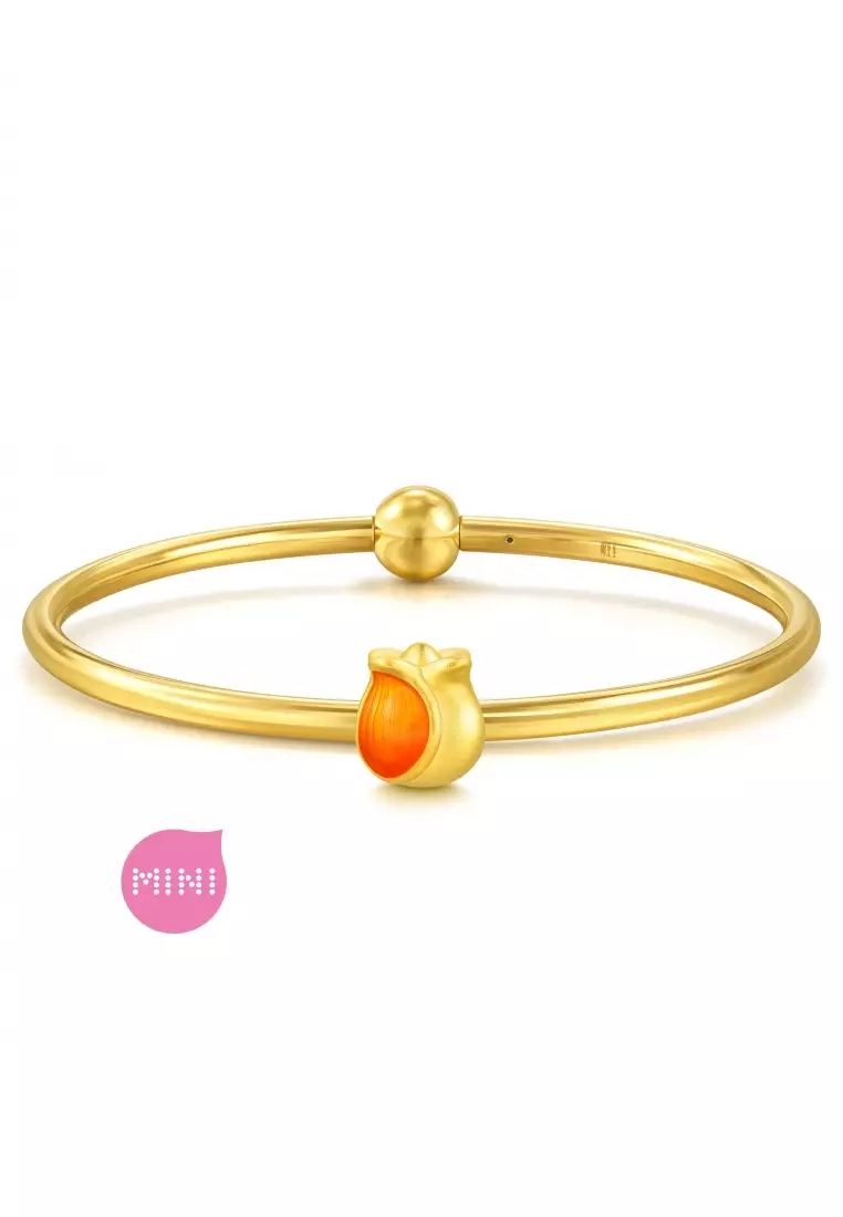 CHOW SANG SANG 999 24K Solid Gold Peanut Mini Charm Bracelet For Women 92656C, Metal, Not Known : Buy Online At Best Price In KSA - Souq Is Now