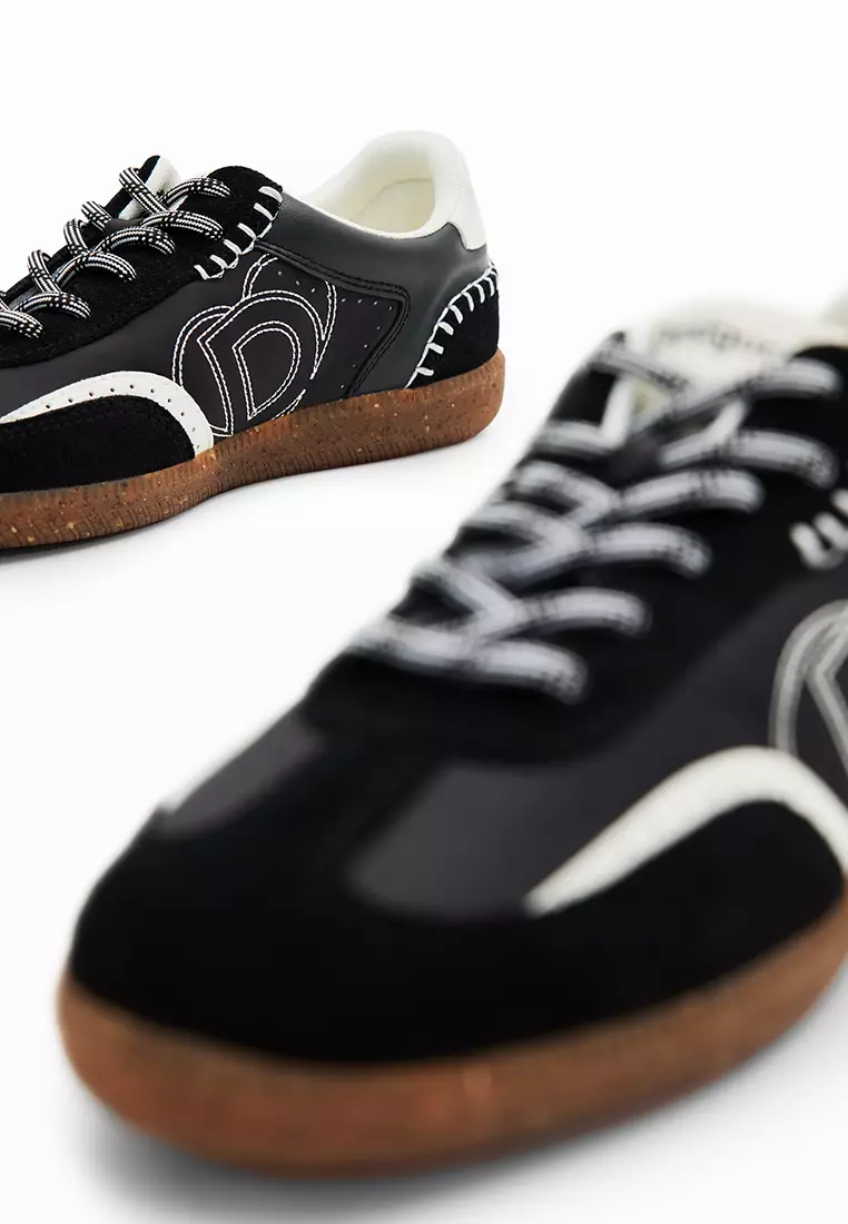 Jual Desigual Desigual Woman Shoes Retro split leather sneakers