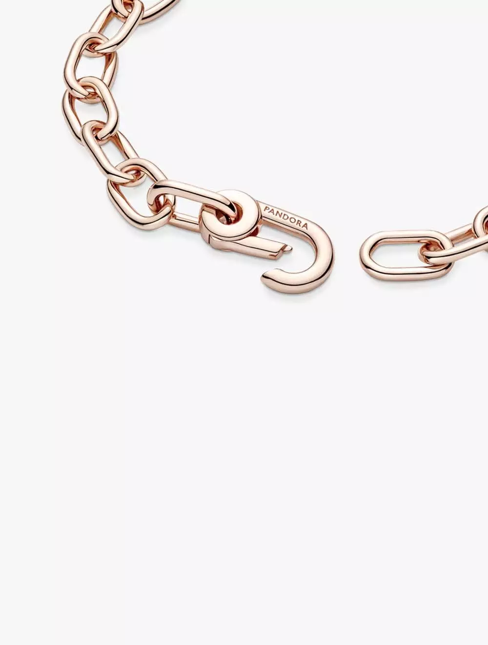 14k Rose gold-plated link bracelet