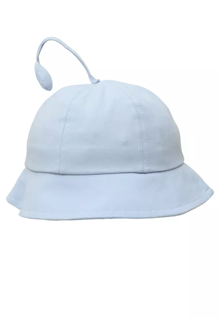 Sierra Topi Bucket Anak Perempuan Desain Kelinci Cute Bunny Hat Material Cotton ORIGINAL - Blue