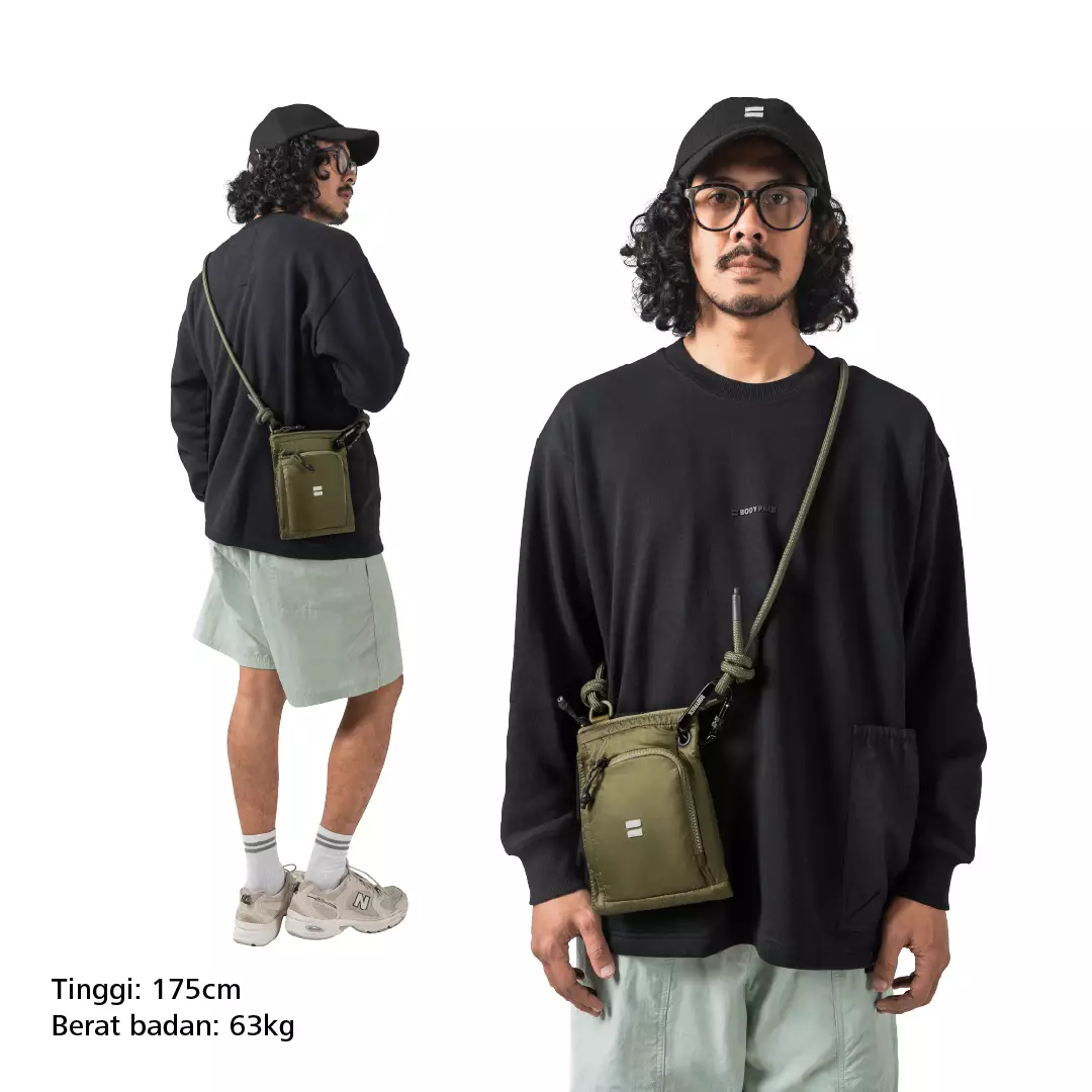 Bodypack Luke 1.0 Phone Case Tas Selempang Kecil Dompet Hp Praktis - Olive