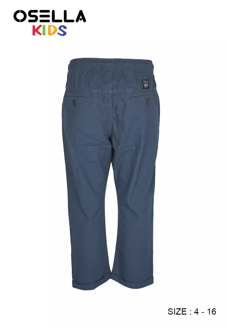 OSELLA BASIC REGULAR CHINOS IN DARK GREY