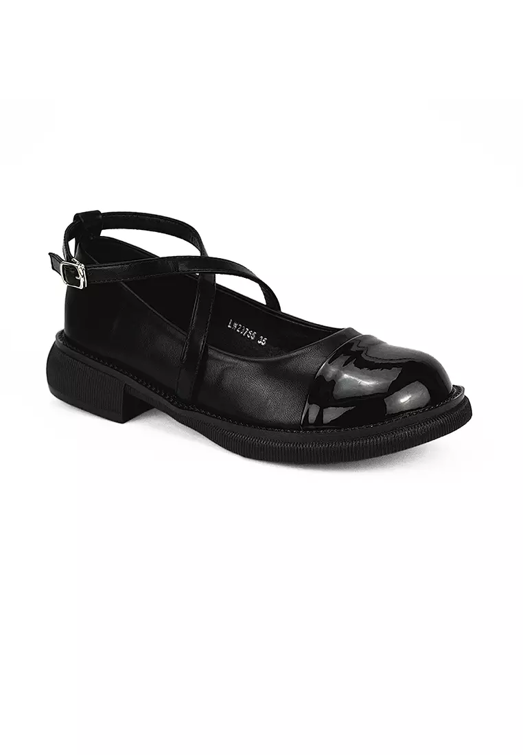 Discount on Mario D' boro Runway  shoes - SKU: Women's Korean Flats Shoes LW 23755 Black C41