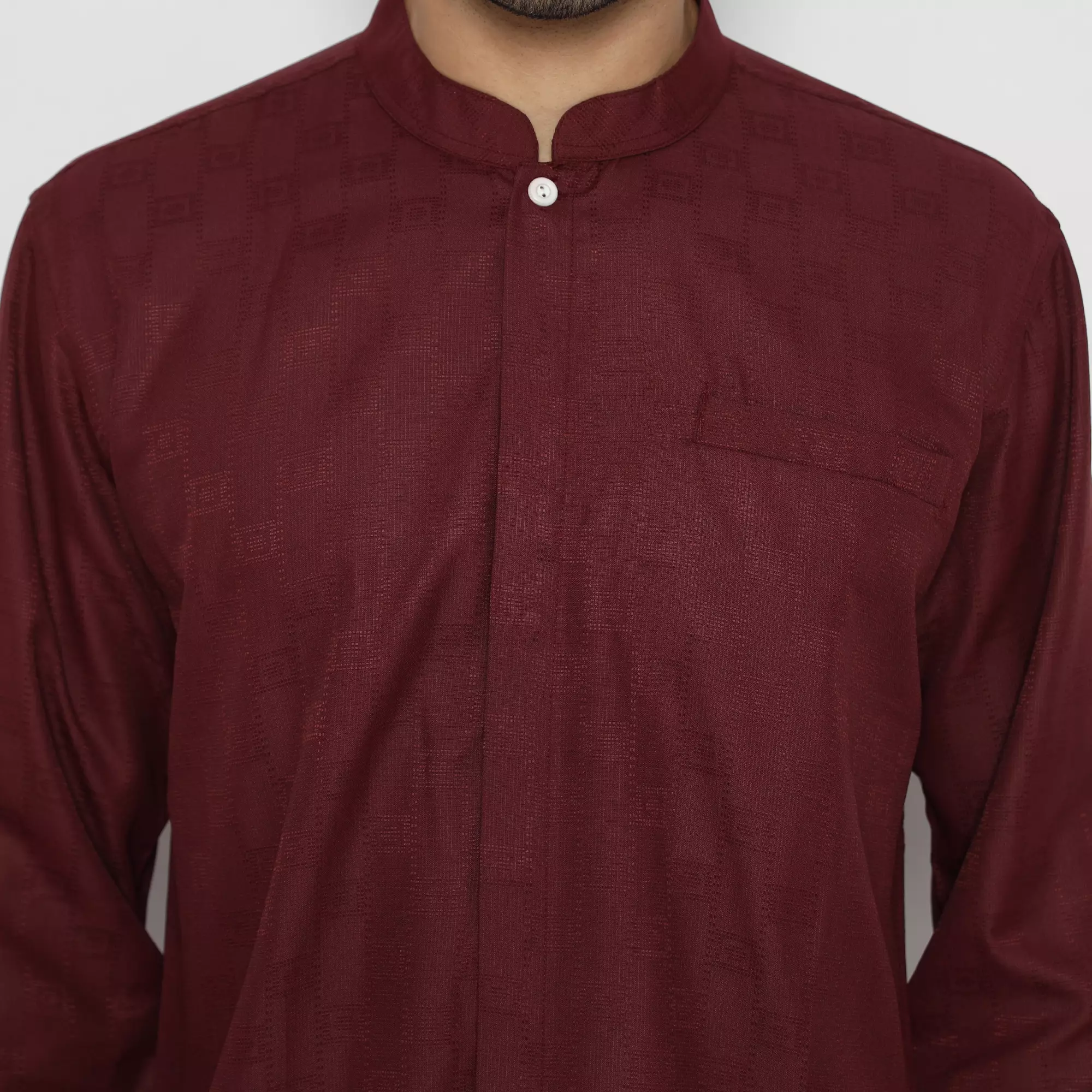 Platini Kemeja Koko Pria Lengan Panjang Katun 961262