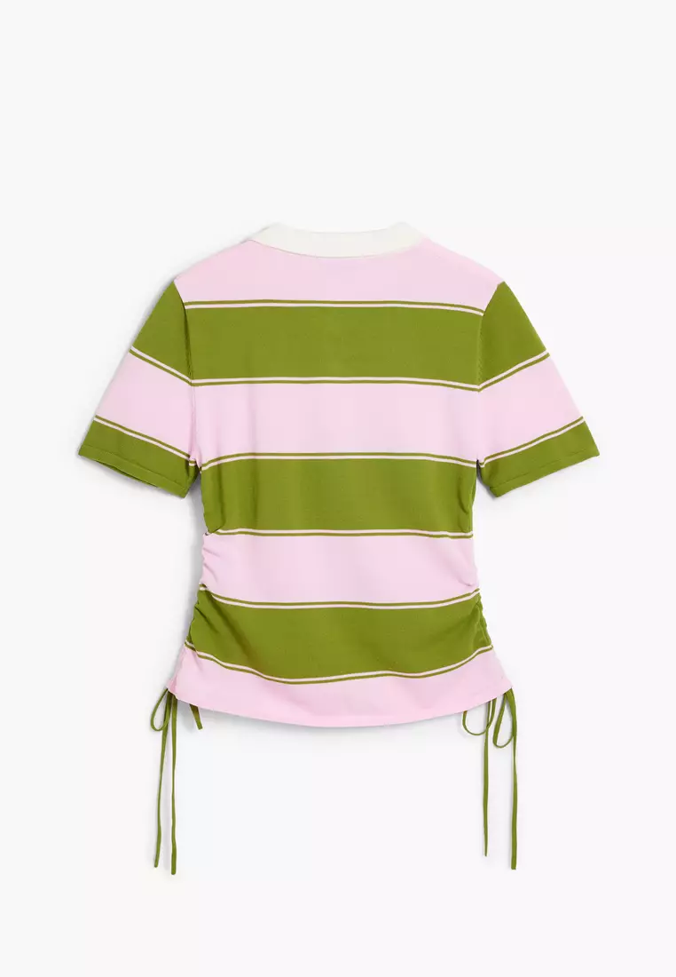 Polo shirt with laces