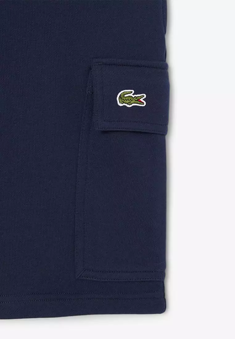 Cotton Fleece Cargo Shorts