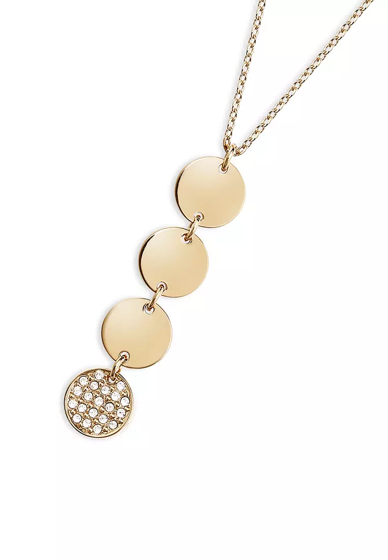 Buy Gross Gross Full Moon gold plating rhinstone pendant