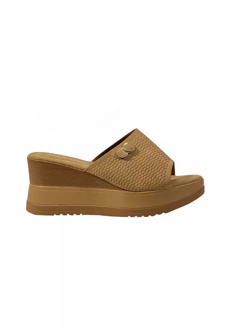Discount on Mario D' boro Runway  shoes - SKU: Women's Wedge Sandals LY 28234 Beige C67