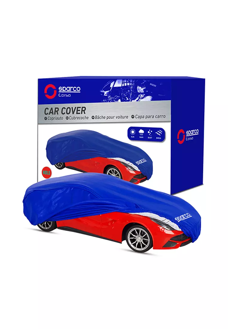 Buy BLADE Sparco Car Cover SPC2007M Blue Color (Medium) 2024 Online