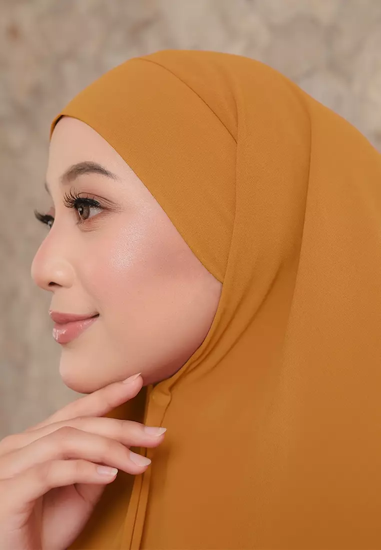 KHIBAN KHAIRA MAGNET PLUS NIQAB - HOT MUSTARD