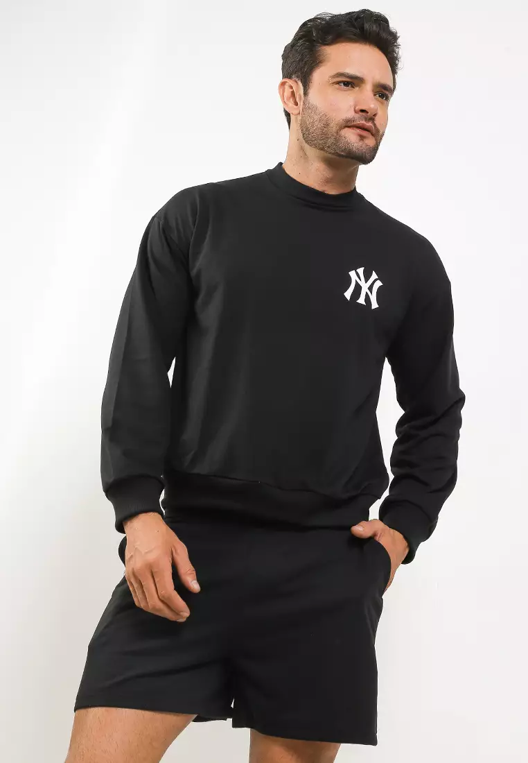 Long Sleeve Sweater Short Pants New York