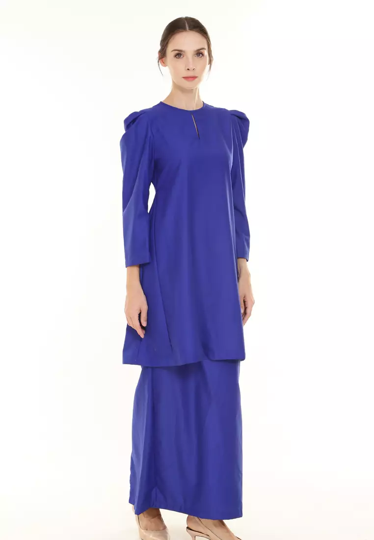 Yarra Kurung Modern in Royal Blue