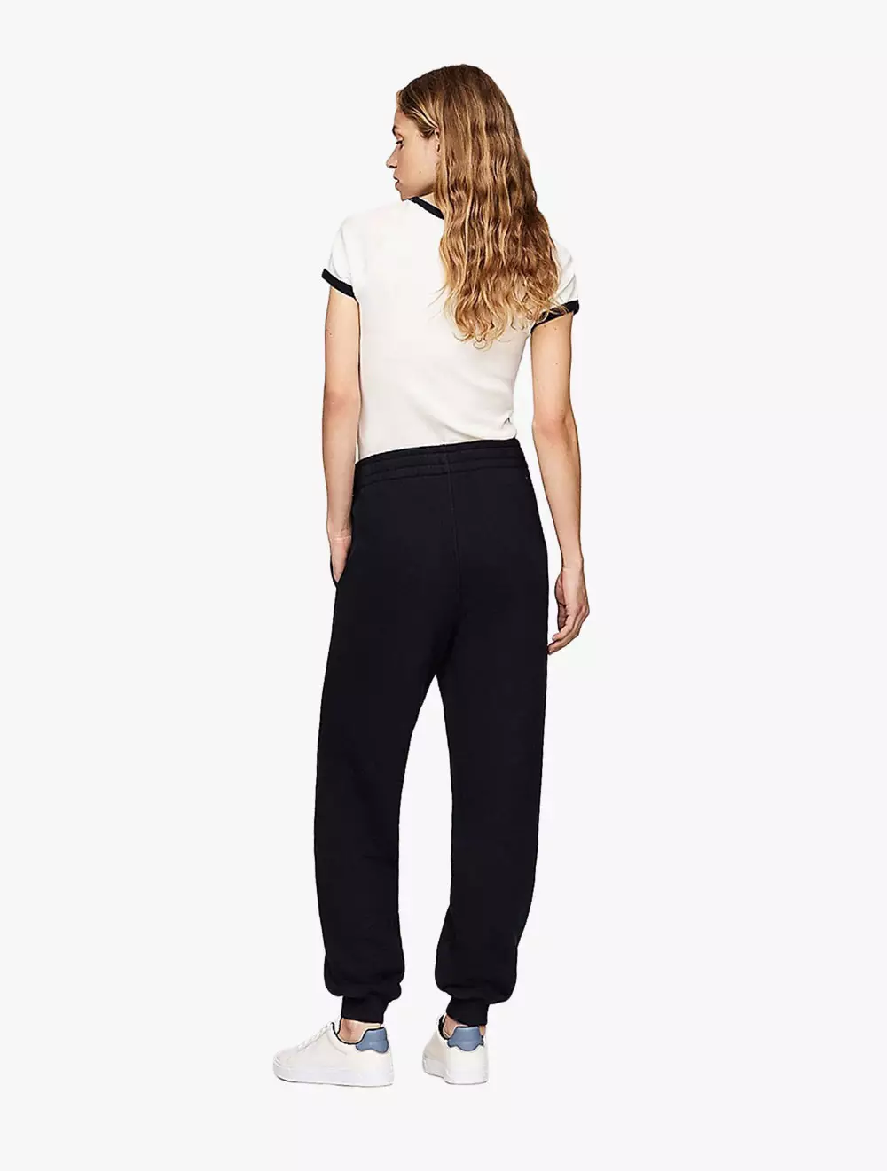 Tommy Hilfiger - Side Logo Cuffed Joggers - Navy - Navy