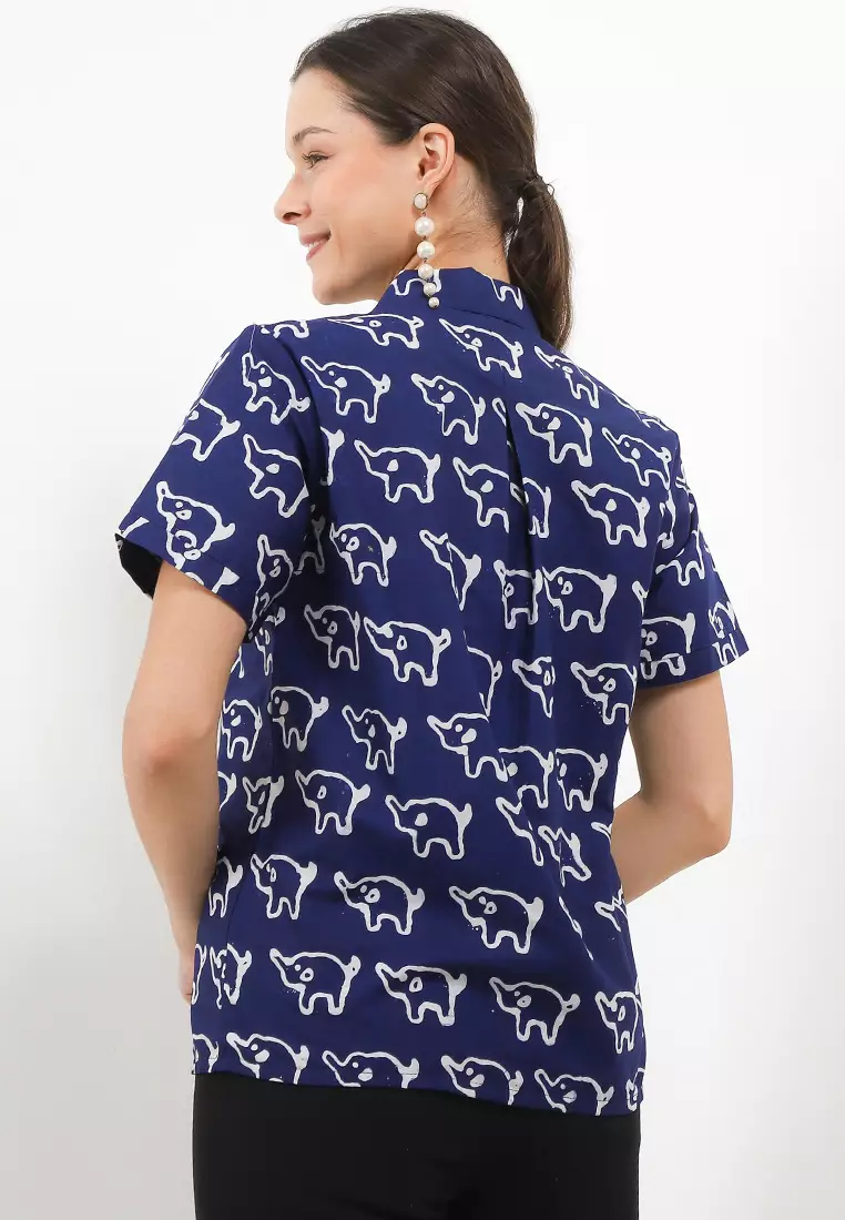 Rukmi Shirt Blouse Batik Cap