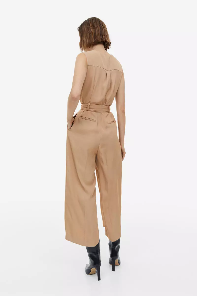 Beige 2025 jumpsuit h&m