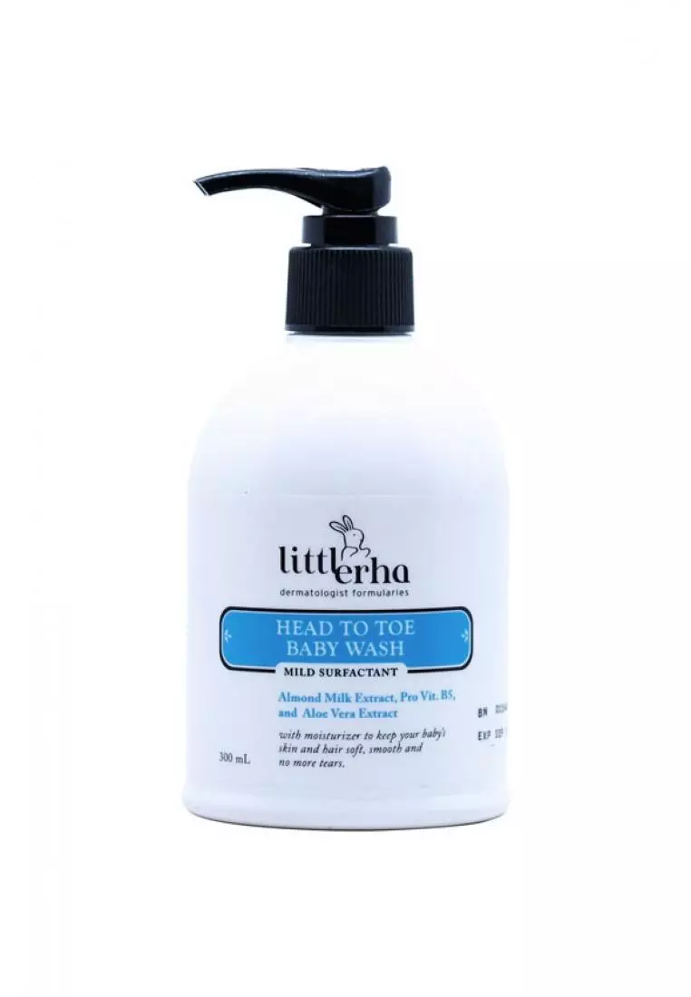 Littlerha Erha Head To Toe Baby Wash 300Ml - Sabun Bayi