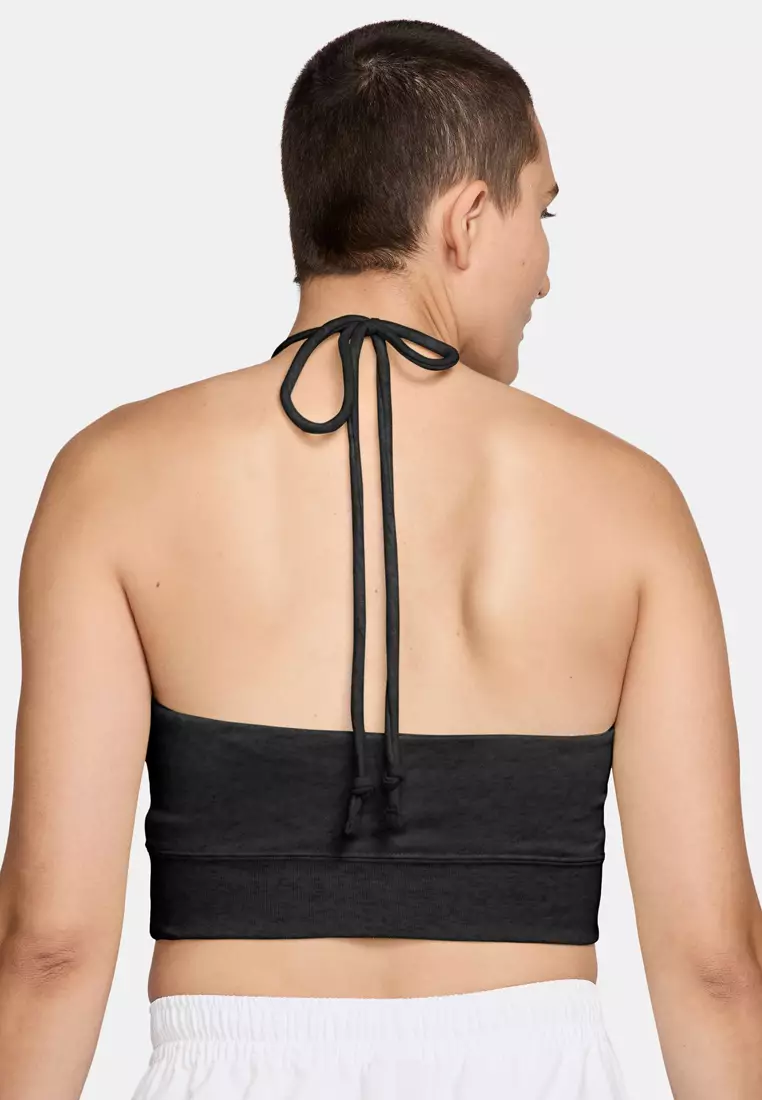 Sportswear Chill Terry Slim Cropped French Terry Halter Top