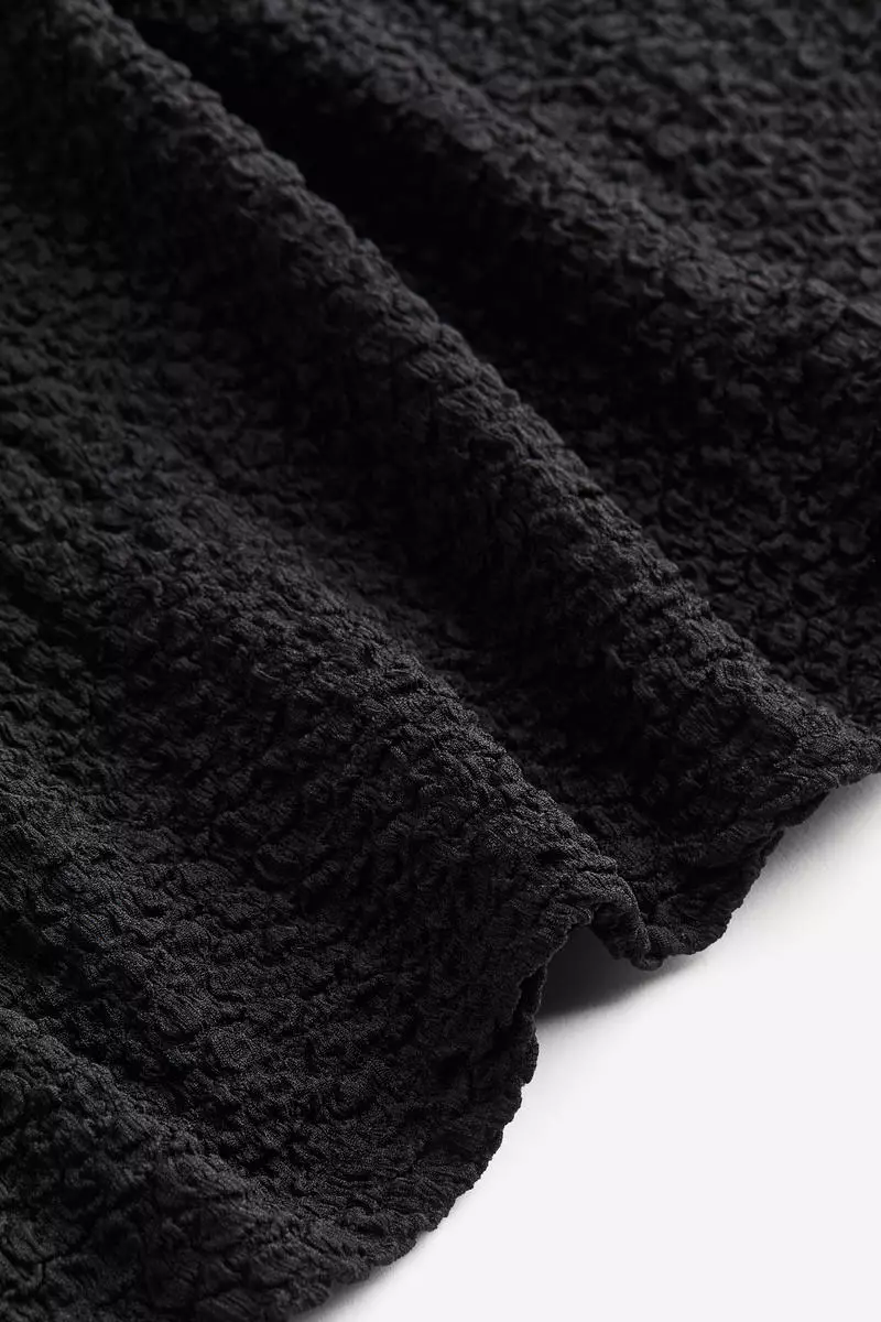 Textured jersey dress