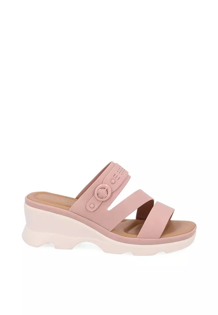 Discount on Carlo Rino  shoes - SKU: Pink Geomix Strap Sandals