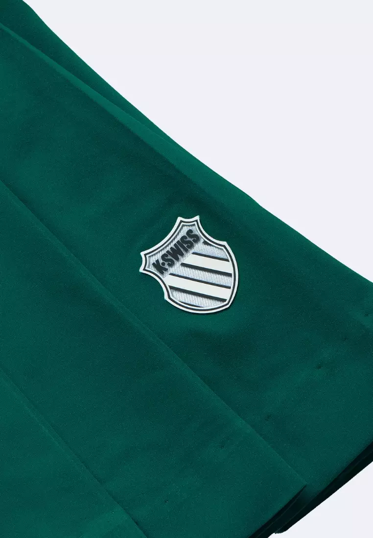 女裝 K-SWISS LOGO 拼色百褶網球短裙