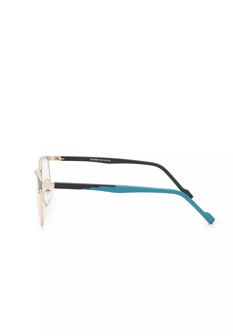 Unisex Photochromic Square Sunglasses - Gold