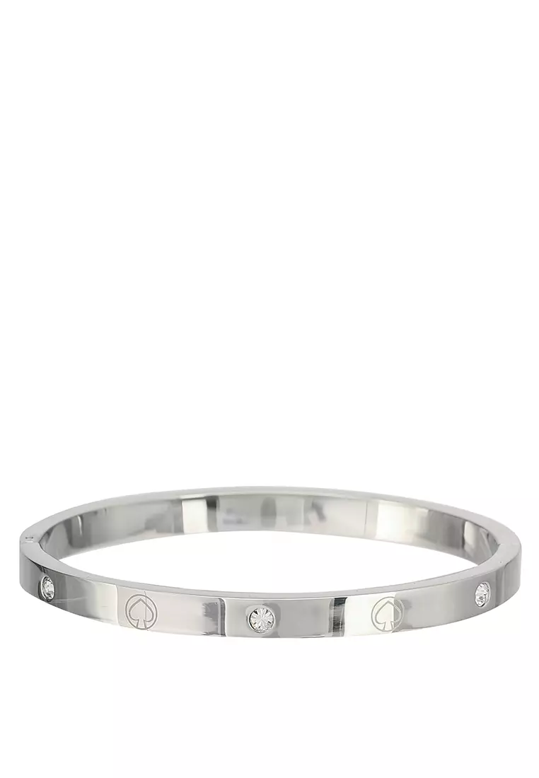 Infinite spade engraved spade bangle Clearance